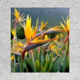 Birds of paradise flowers T-Shirt